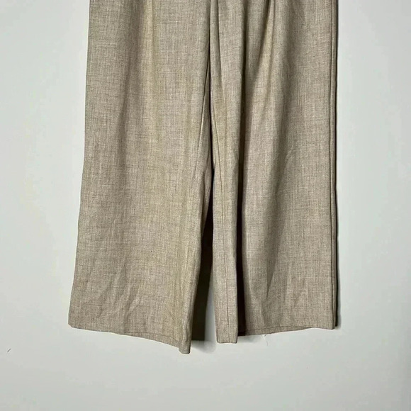 Esmaee Tan Wide Leg Pull On Pants Trousers Size L - Picture 4 of 5
